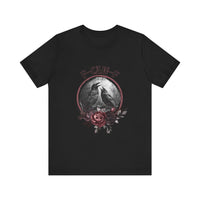 F-Caw-F Crow and Rose Tee, Graphic Tee