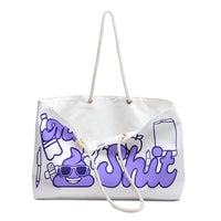 Weekender Bag — "Mom Shit" Funny Mom Essentials Travel Tote