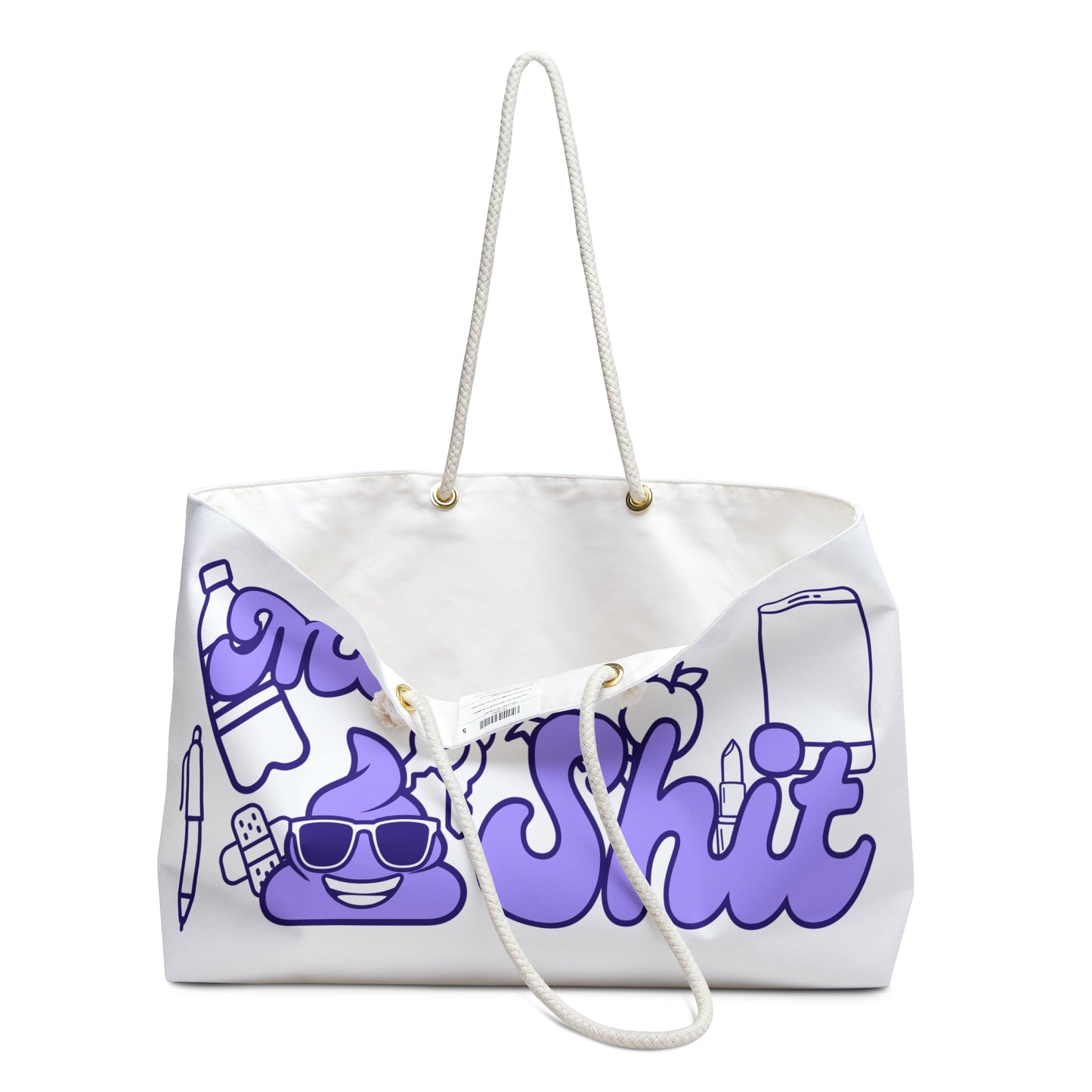 Weekender Bag — "Mom Shit" Funny Mom Essentials Travel Tote