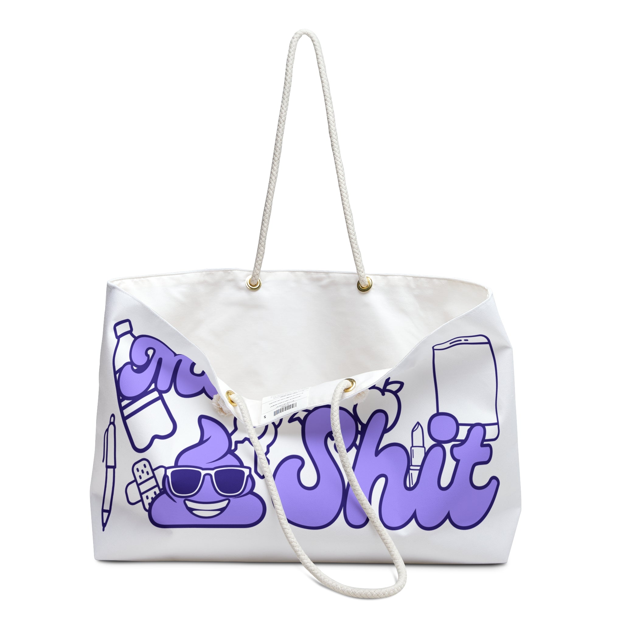 Weekender Bag — "Mom Shit" Funny Mom Essentials Travel Tote