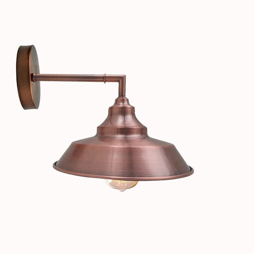 Industrial Vintage Retro Wall Lamp Indoor E27 Edison Satin Nickel
