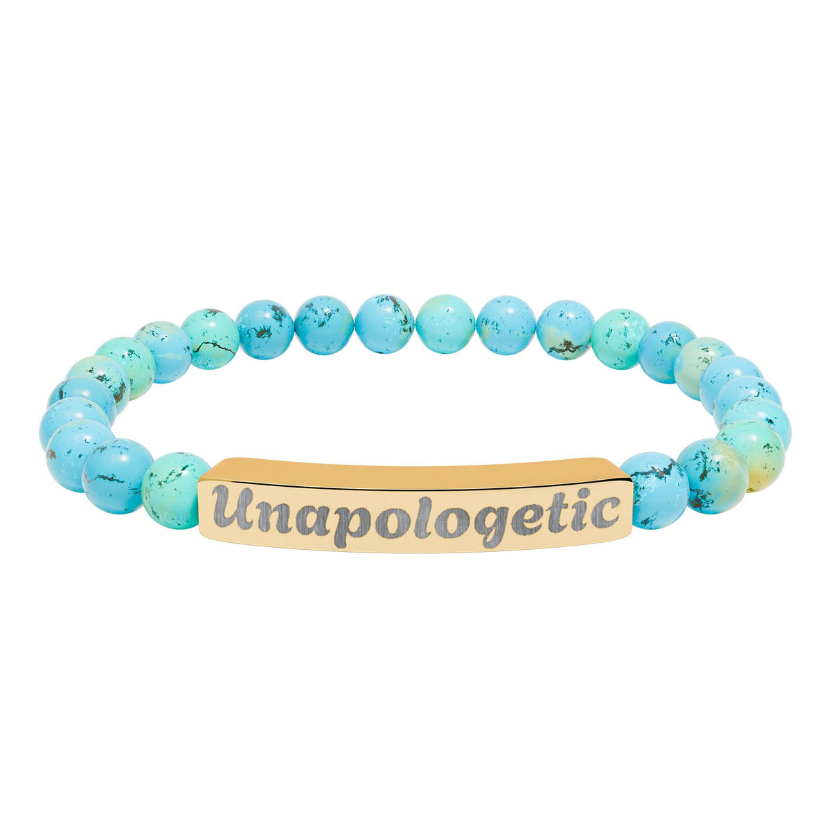 Unapologetic Natural Stone Stretch Bracelet