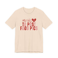 Galentine’s Brunch Tee — “Posting My Meal” Graphic T-Shirt