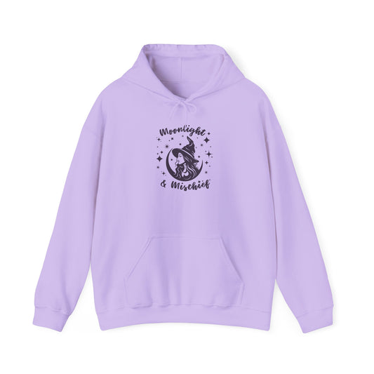 Moonlight & Mischief Unisex Hoodie - Cozy Gift for Nature Lovers, Witchy Apparel, Autumn Fashion, Perfect for Any Occasion