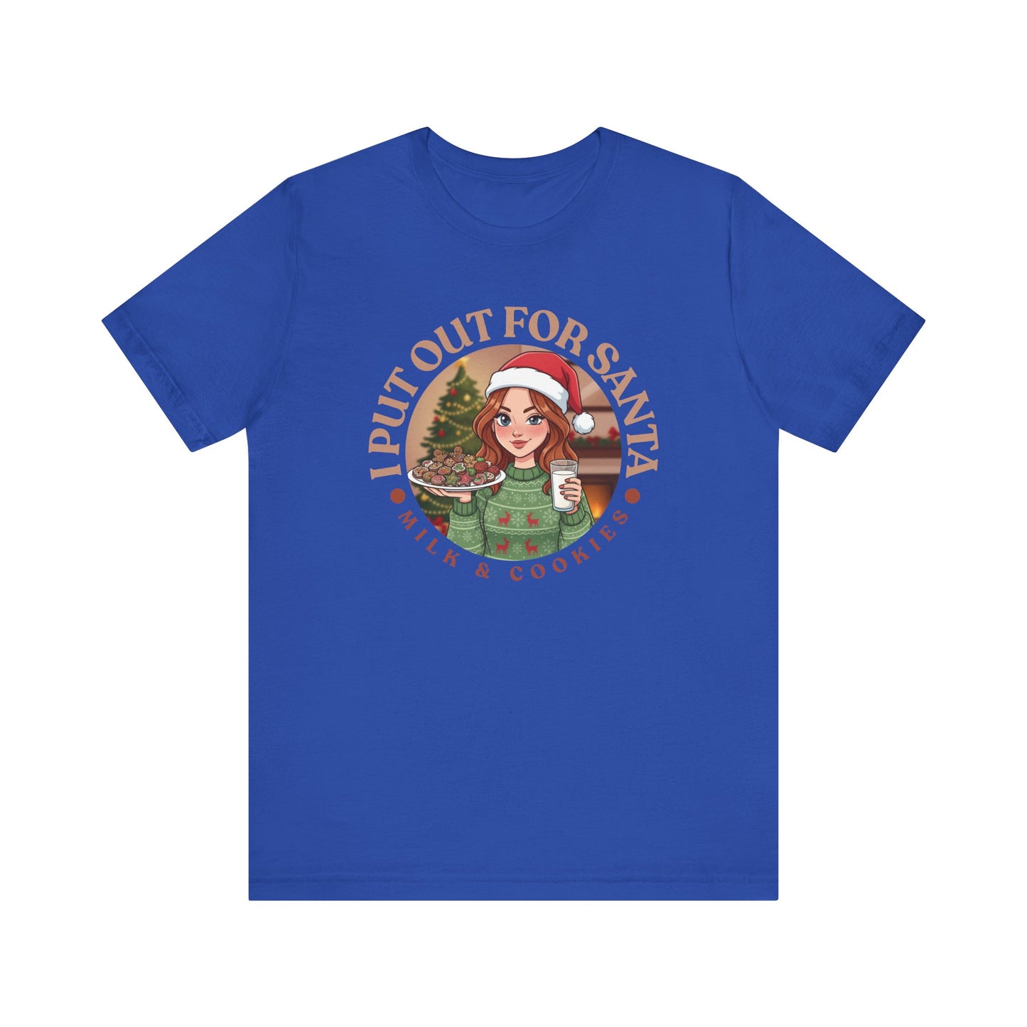 Santa's Milk & Cookies Unisex Jersey Tee v3