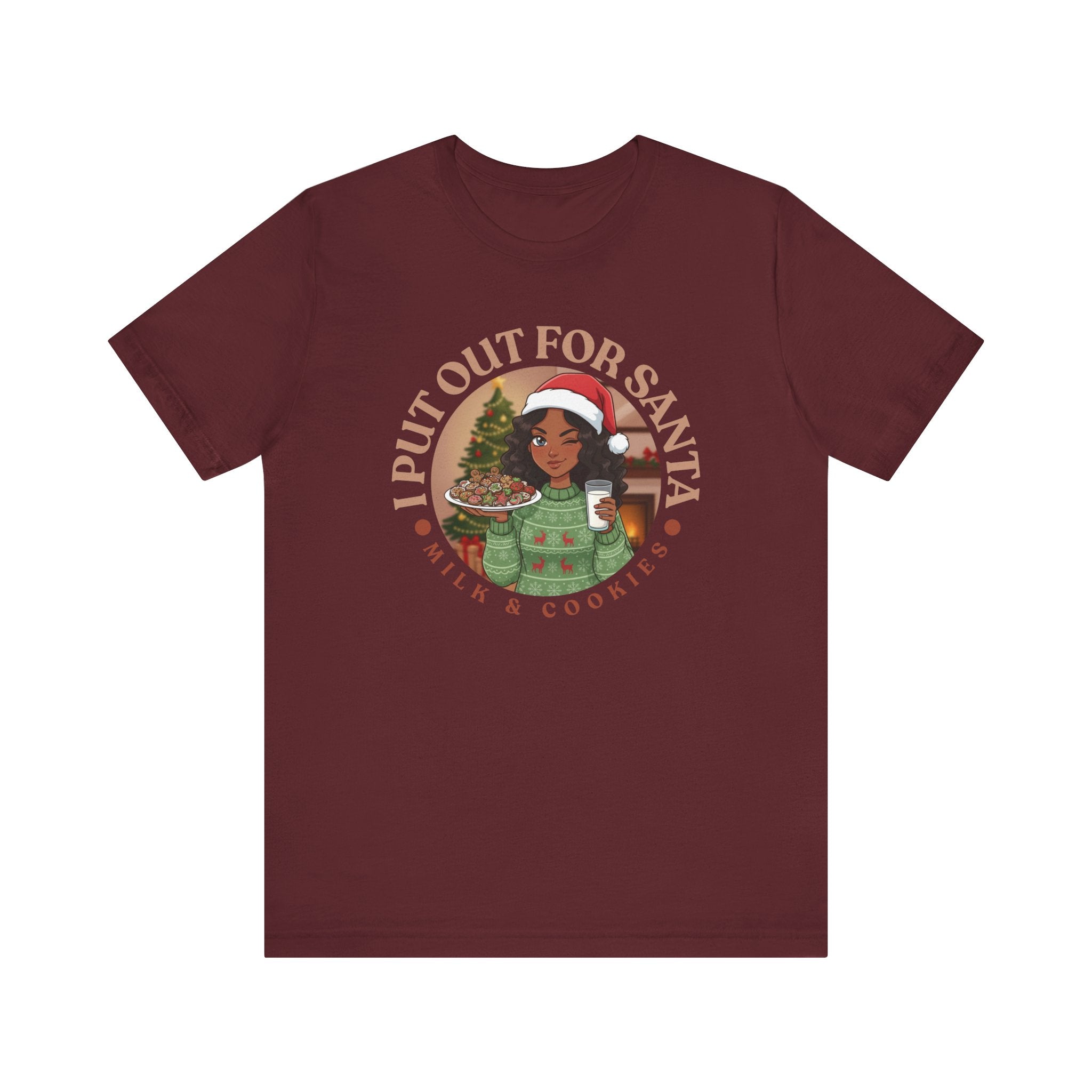 I Put Out for Santa Christmas Tee V1