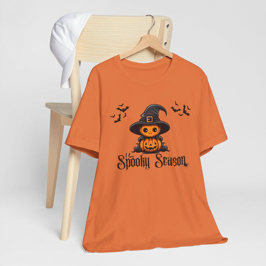 I love Spooky Season Tee, Unisex T-Shirt for Halloween, Fall Festival Shirt, Ghosts & Ghouls Merchandise, Pumpkin Apparel