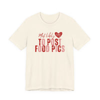 Galentine’s Brunch Tee — “Posting My Meal” Graphic T-Shirt