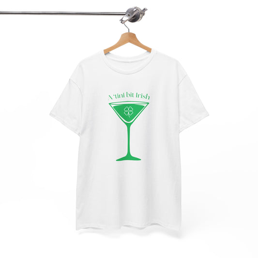 St. Patrick's Day Martini Tee — Irish Green Cocktail Graphic Shirt