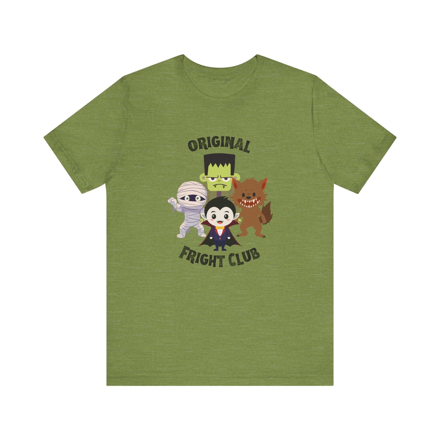 Fright Club Halloween Graphic Tee - Original Fright Club, Spooky Costume Shirt, Kids and Adults, Halloween Party, Ghosts and Ghouls