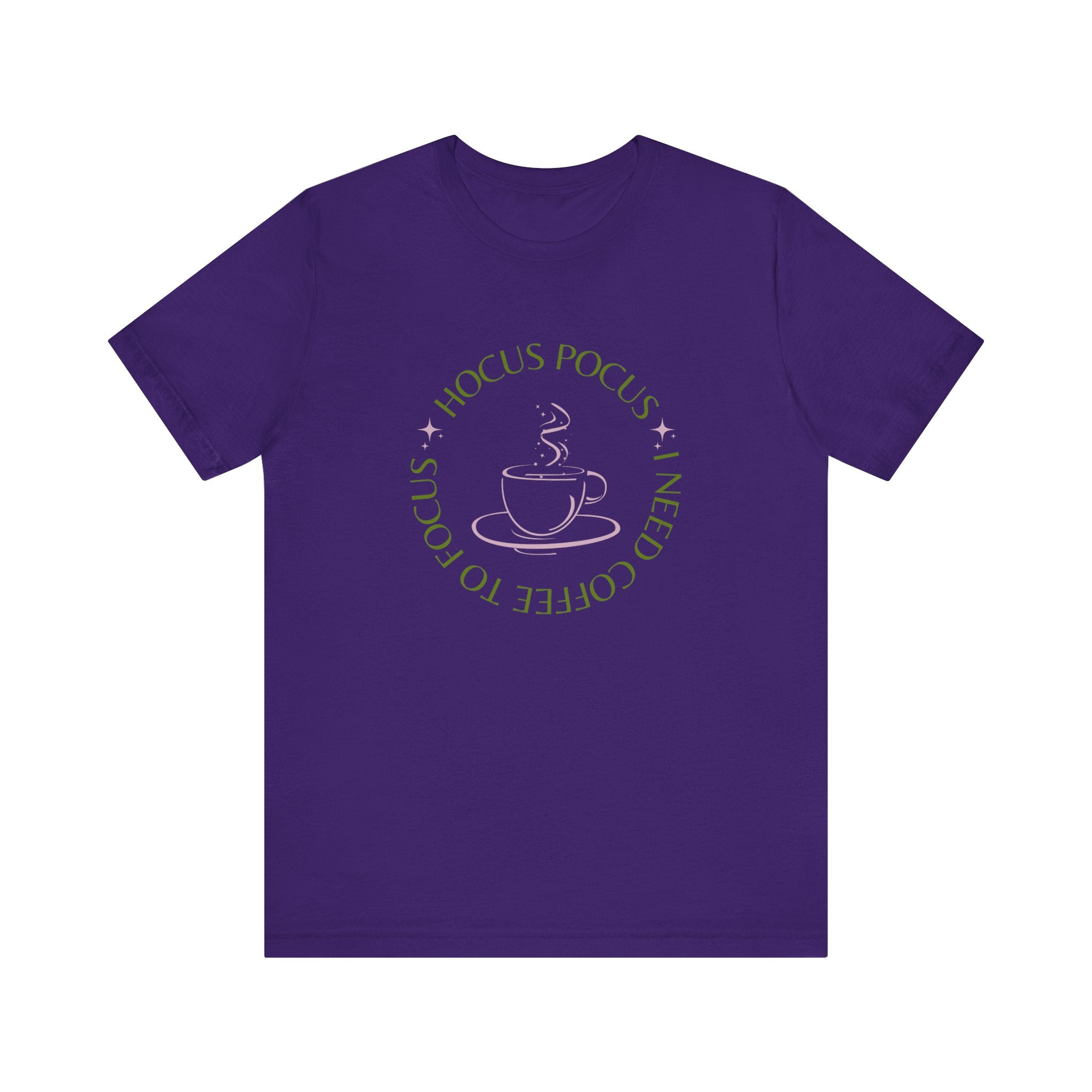 I Need Coffee to Focus Tee-Shirt, Fall Apparel, Halloween Apparel, Witchy Vibes