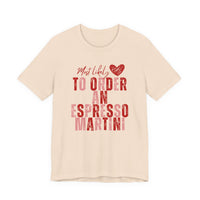 Espresso Martini Tee — Galentine's Night Out Shirt