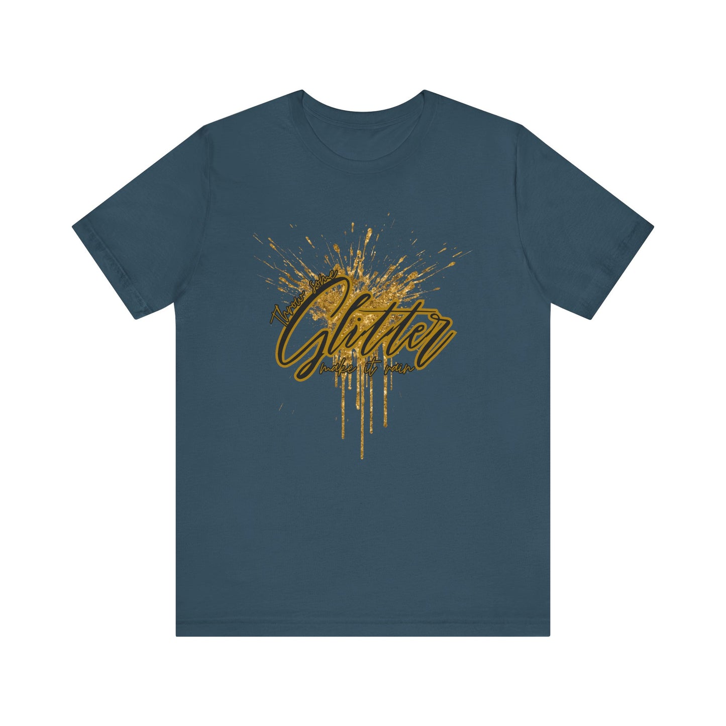 Throw some glitter Unisex Jersey Tee | Trendy Apparel, Casual Wear, Concert Tee, Festival Top