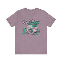 Zombie-Themed Graphic Tee, Ready to Seize the Day T-Shirt, Unisex Horror Costume, Halloween Apparel, Funny Zombie tee