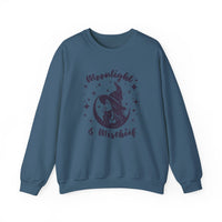 Moonlight & Mischief Crewneck Sweatshirt, Cozy Witchy Sweatshirt, Unisex Halloween Apparel, Fall Fashion, Gift for Her