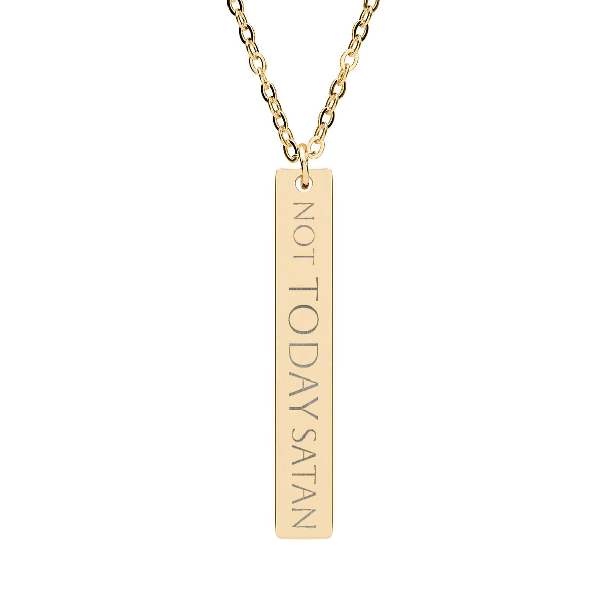 Not Today Satan Necklace