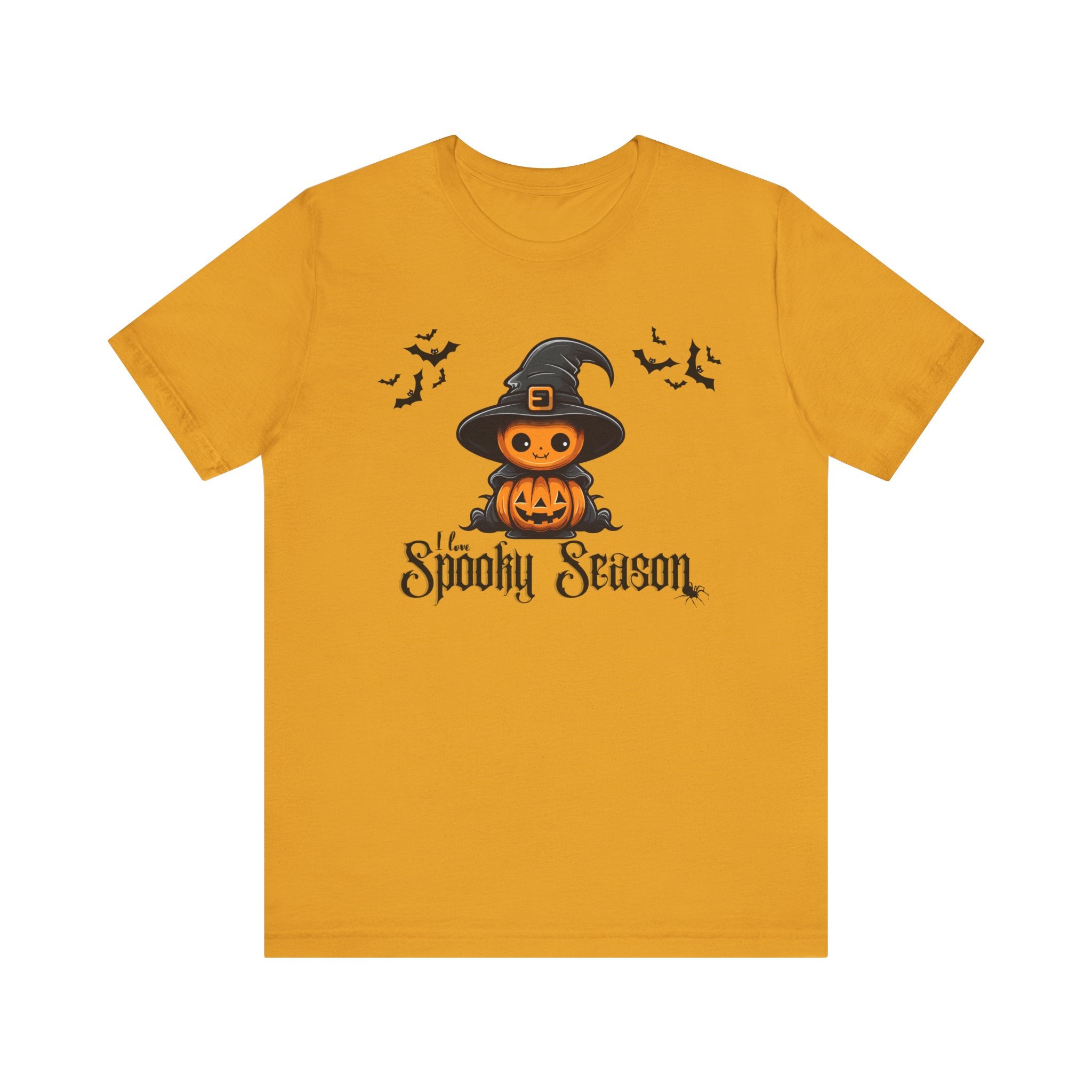 I love Spooky Season Tee, Unisex T-Shirt for Halloween, Fall Festival Shirt, Ghosts & Ghouls Merchandise, Pumpkin Apparel