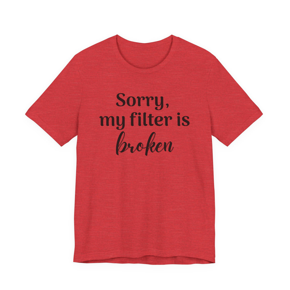 Sorry My Filter Is Broken T-Shirt