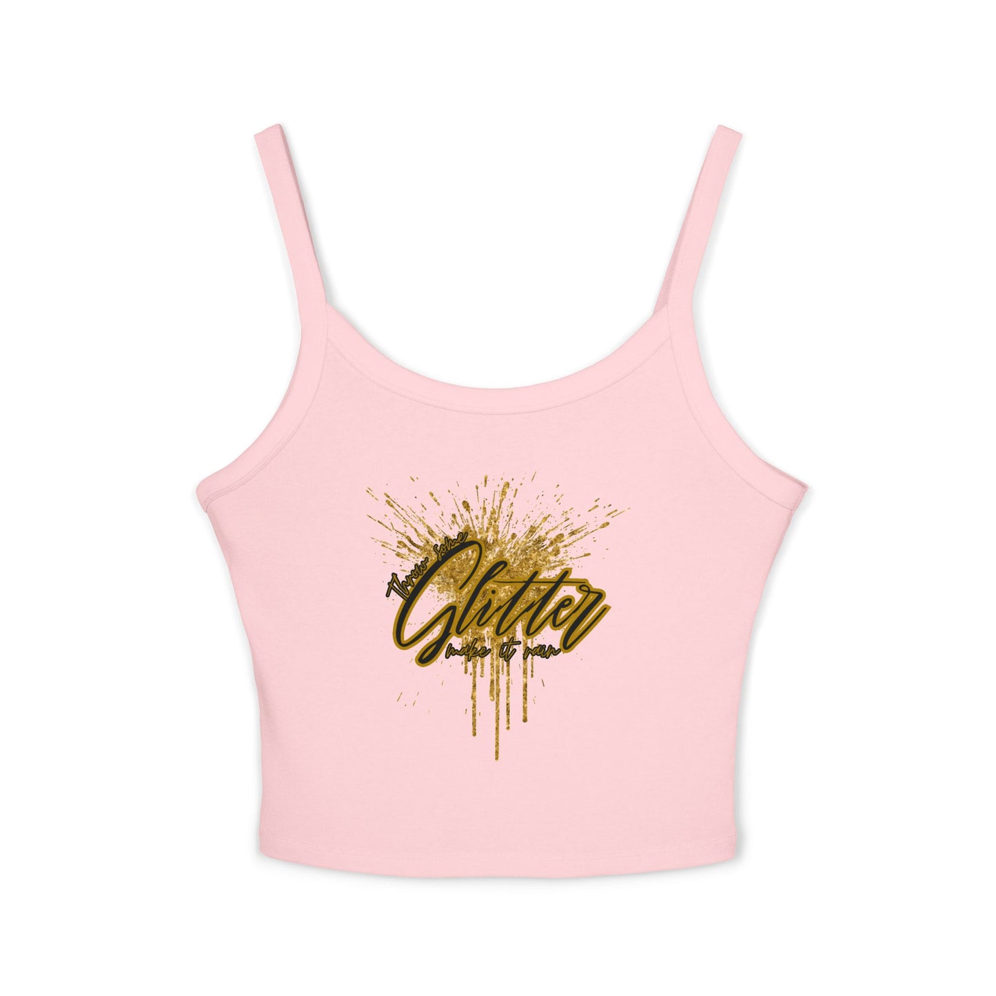 Sparkling Glitter Women's Tank Top, Summer Vibes, Casual Wear, Party Outfit, Gift Idea, Festival Fashion