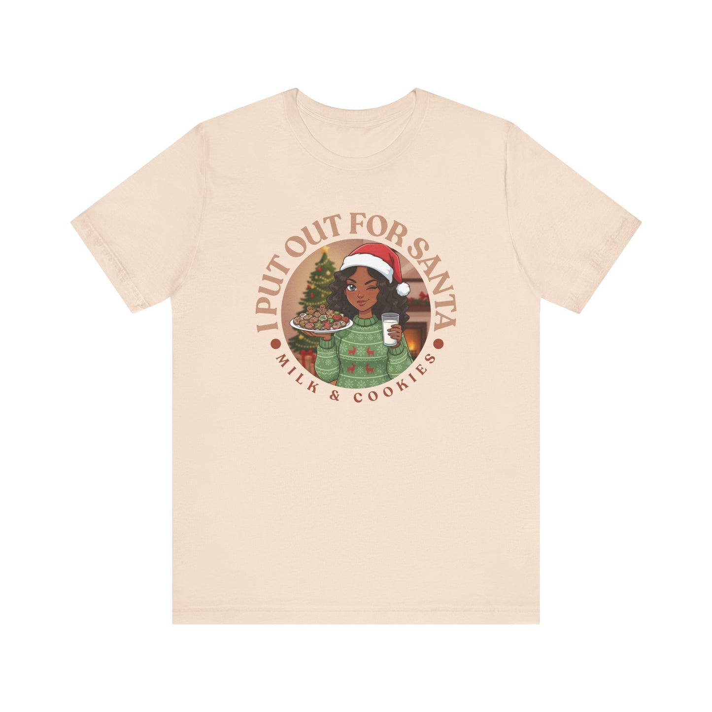 I Put Out for Santa Christmas Tee V1