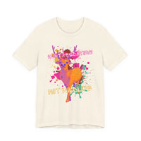 Cream Tee with Colorful wildlife hunt predators
