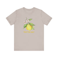 Lemon Vibes T-Shirt, Funny Tee, Gift for Friends, Summer Clothing, Citrus Lover Shirt, Don't Be Sour Tee, Quirky Humor Apparel