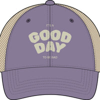 It's a Good Day to be Bad Cap - Women's Washed Mesh-Back Cap