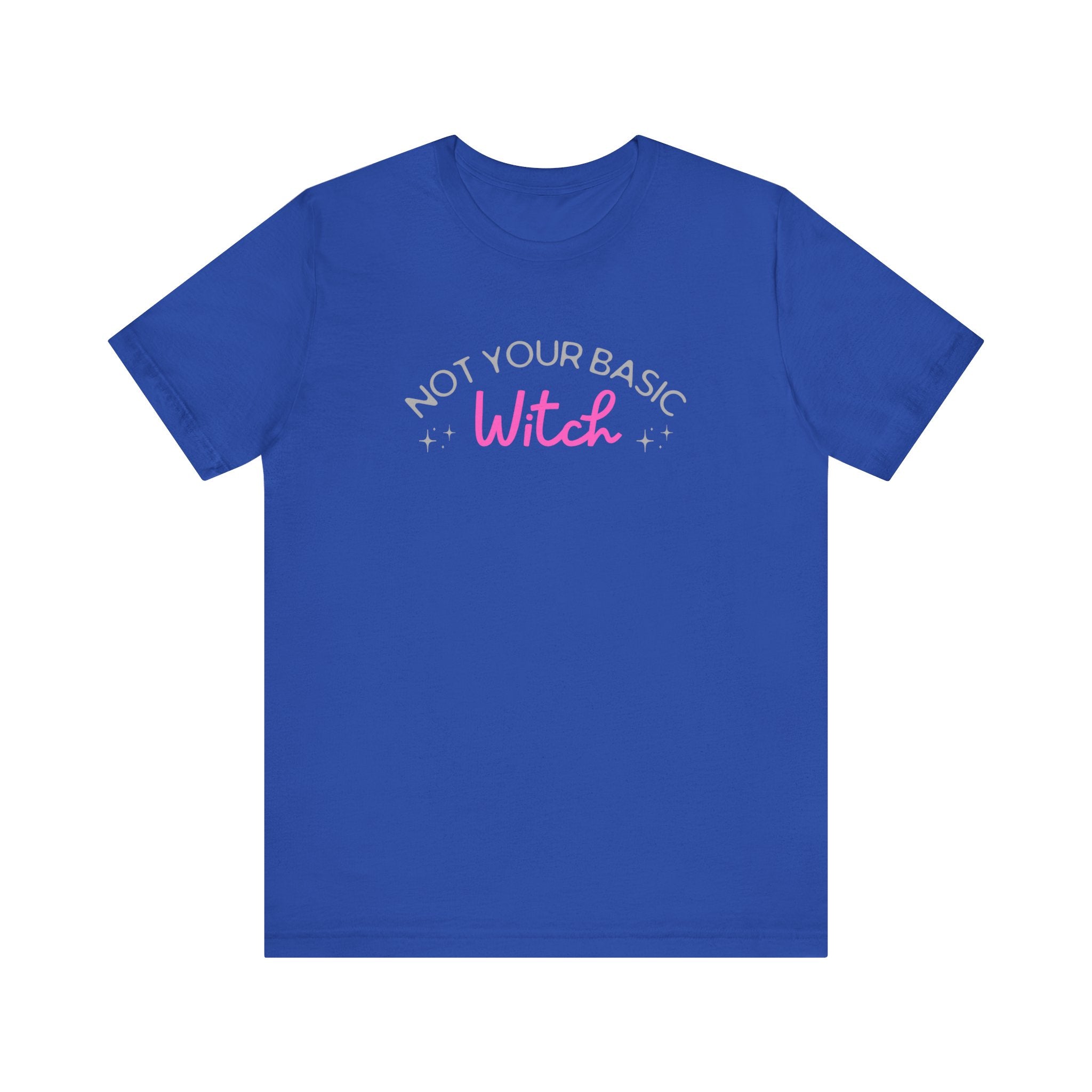 Not Your Basic Witch Tee, Funny Witch Shirt, Unisex Halloween T-Shirt, Gift for Witchy Friends, Spooky Season Apparel, Casual Everyday Wear