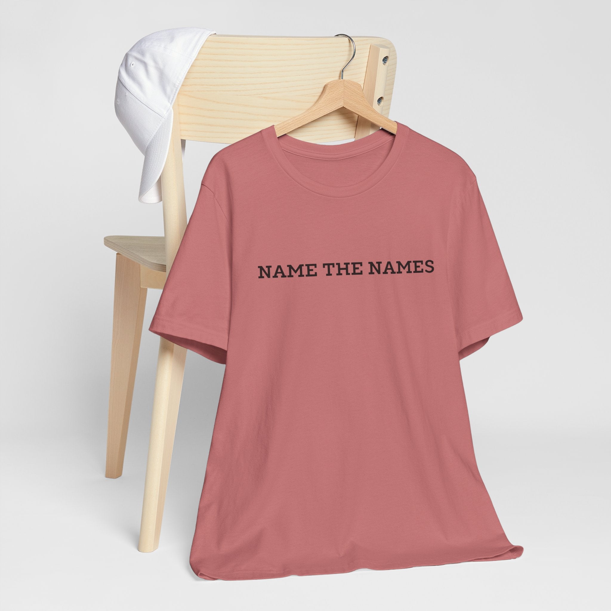 Name the Names - Unisex Jersey Short Sleeve Tee