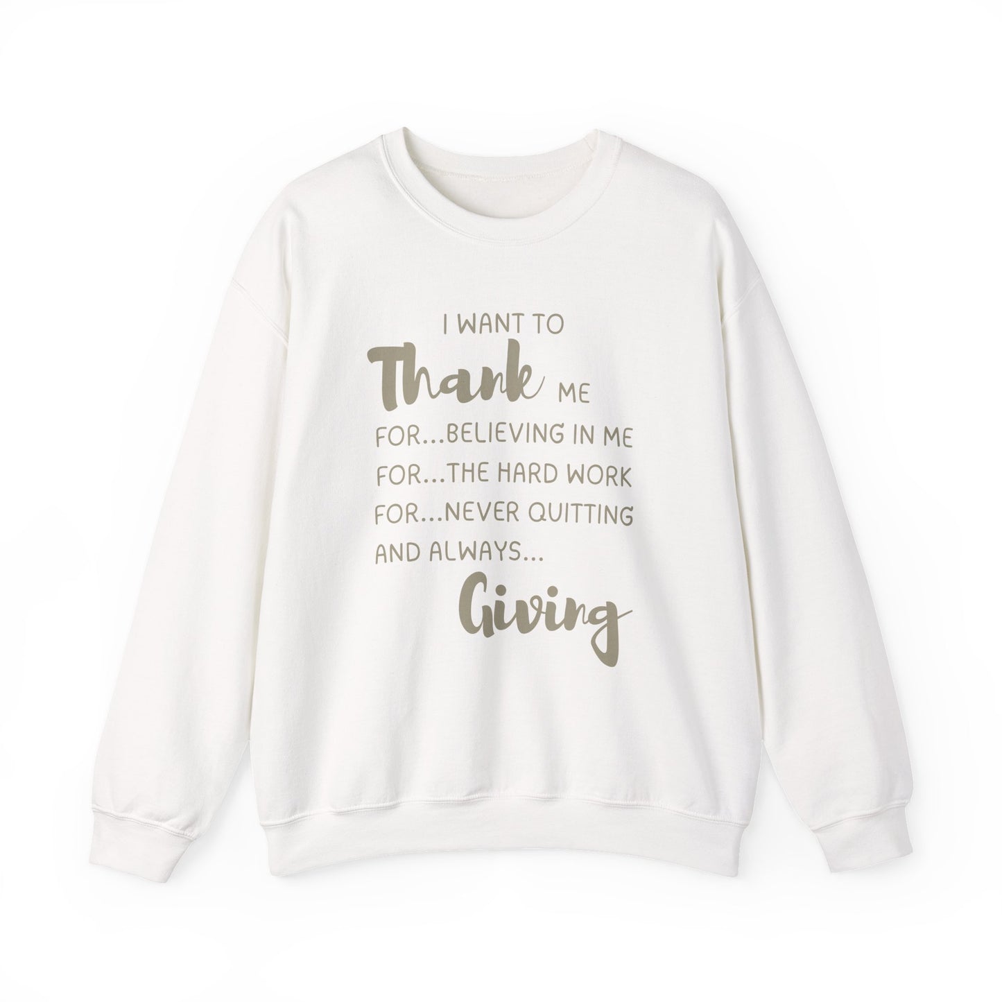 Thank Me, Thanksgiving Unisex Heavy Blend™ Crewneck Sweatshirt