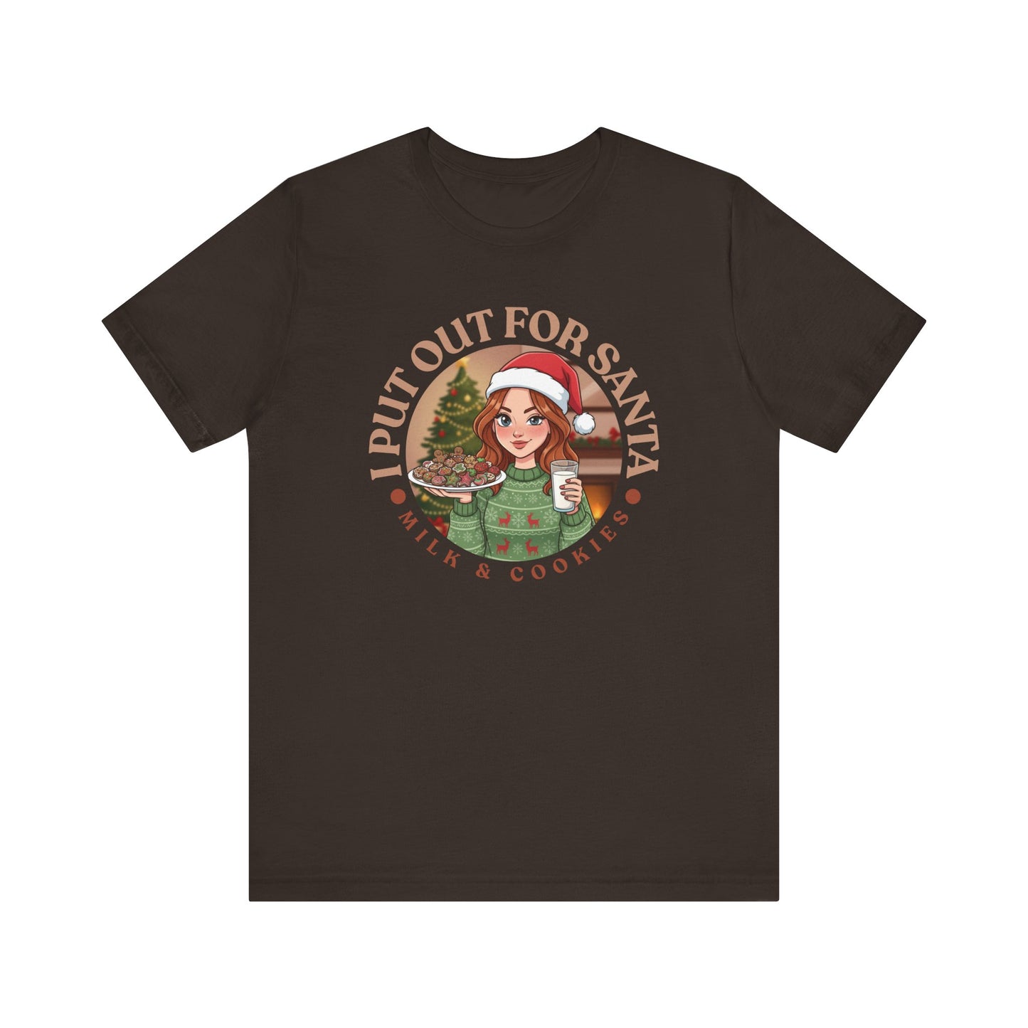 Santa's Milk & Cookies Unisex Jersey Tee v3