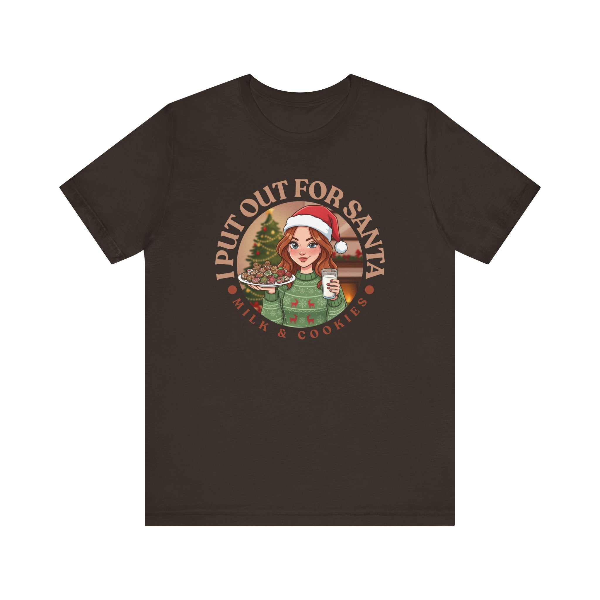 Santa's Milk & Cookies Unisex Jersey Tee v3
