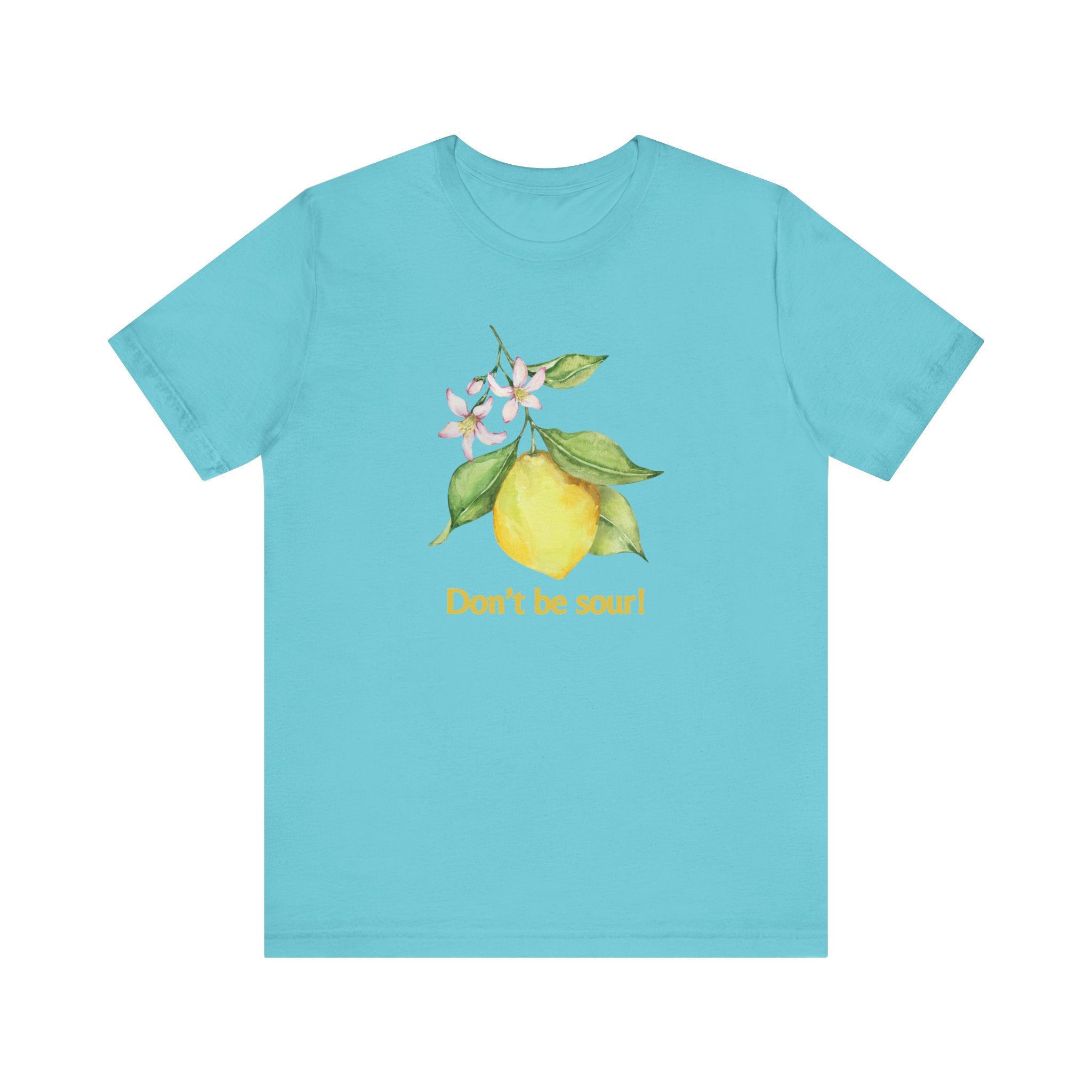 Lemon Vibes T-Shirt, Funny Tee, Gift for Friends, Summer Clothing, Citrus Lover Shirt, Don't Be Sour Tee, Quirky Humor Apparel