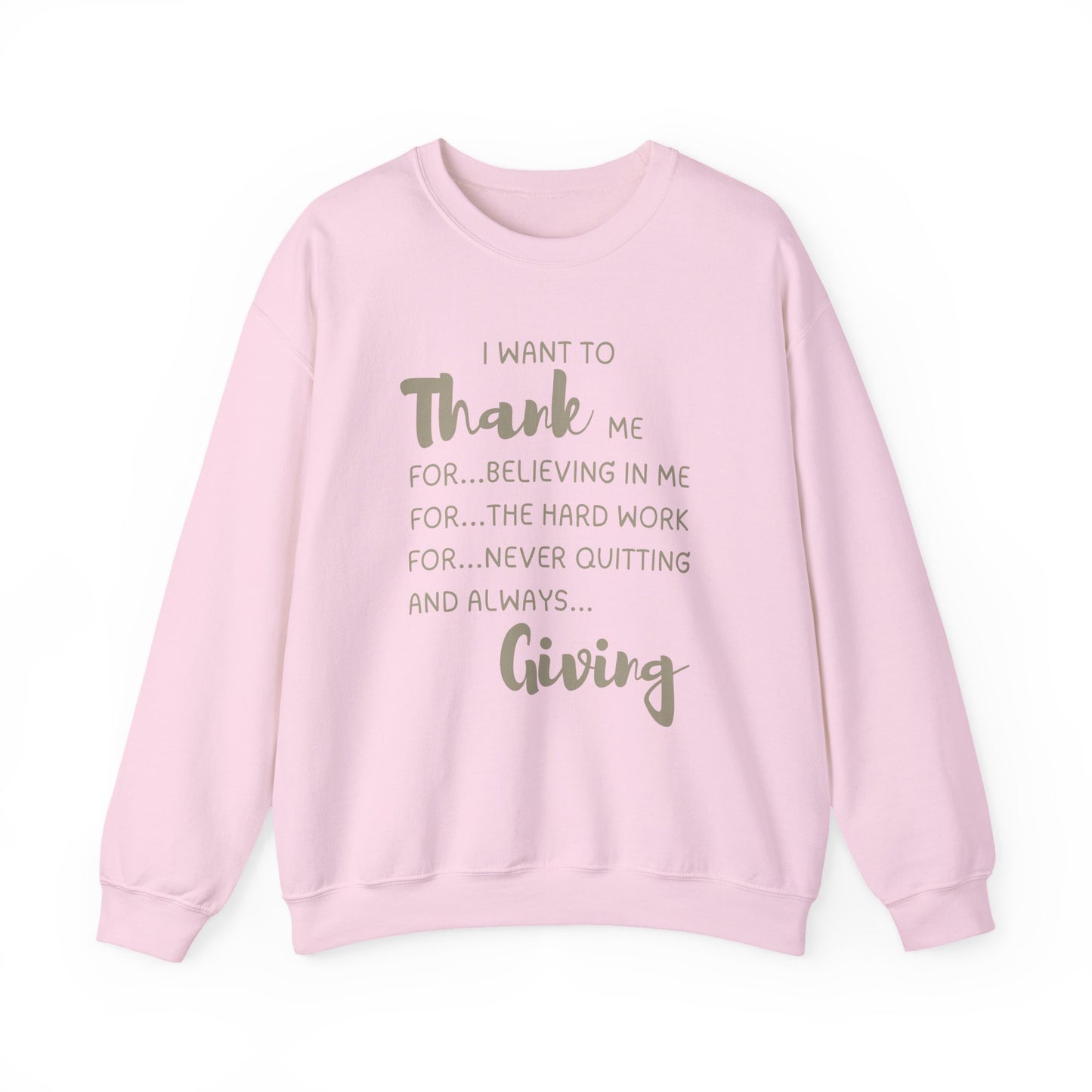 Thank Me, Thanksgiving Unisex Heavy Blend™ Crewneck Sweatshirt