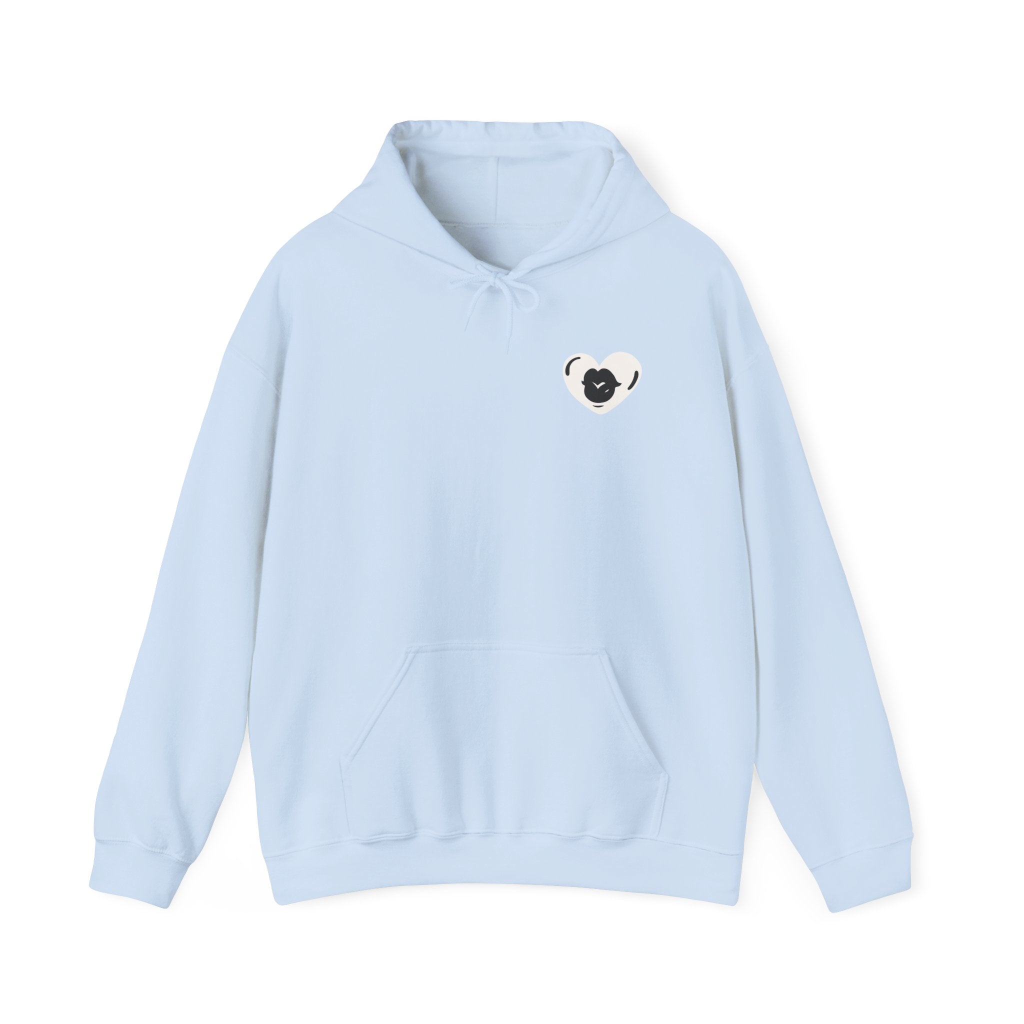 Have the Day you Deserve, Vintage Pin-Up Hoodie — Retro Woman Blowing Kiss Graphic Pullover
