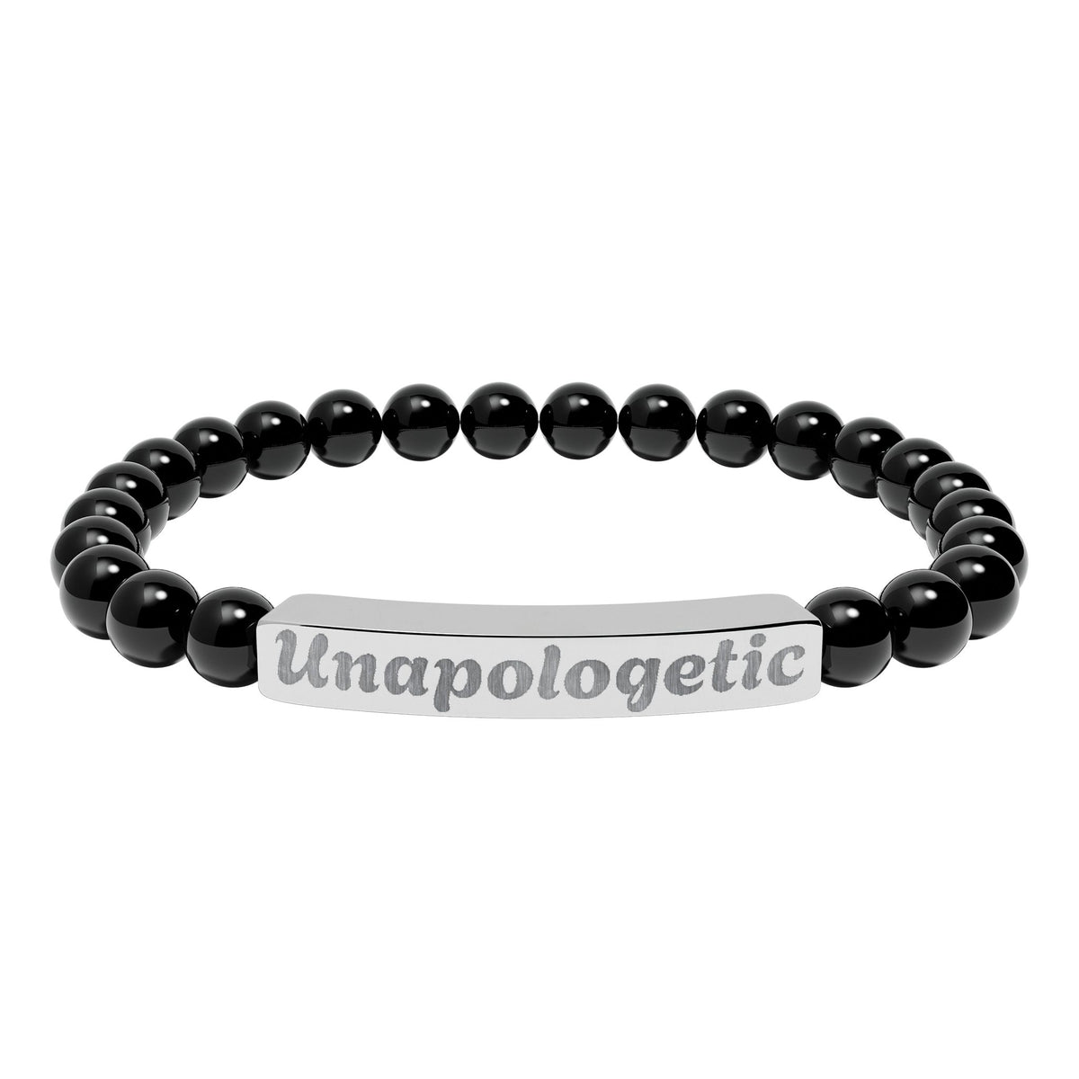 Unapologetic Natural Stone Stretch Bracelet
