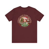 Santa's Milk & Cookies Unisex Jersey Tee v3