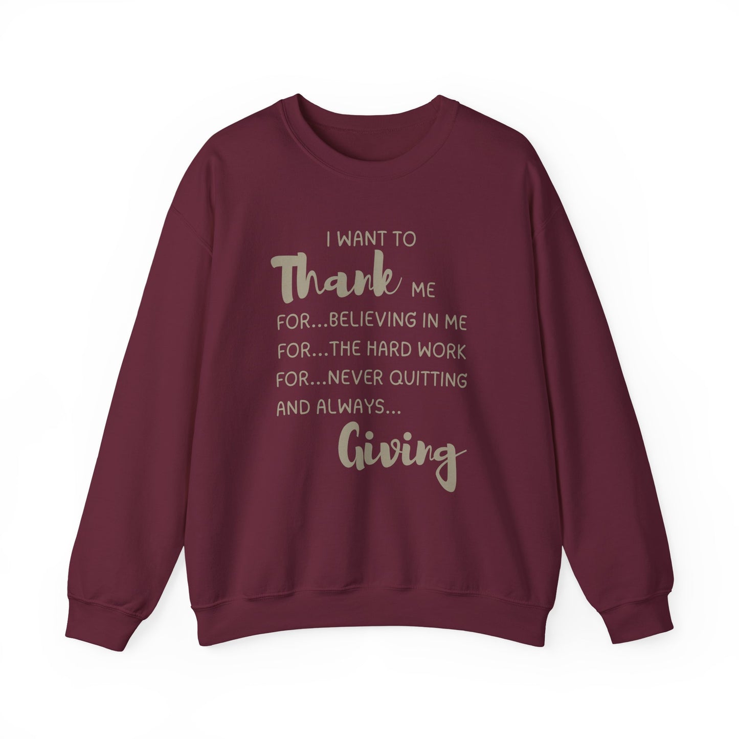 Thank Me, Thanksgiving Unisex Heavy Blend™ Crewneck Sweatshirt