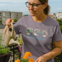 Succulent Humor Tee, Funny Plant Lover Shirt, Short Sleeve Tee, Gift for Gardener, Cute Succulent Tee, Nature Lover Apparel