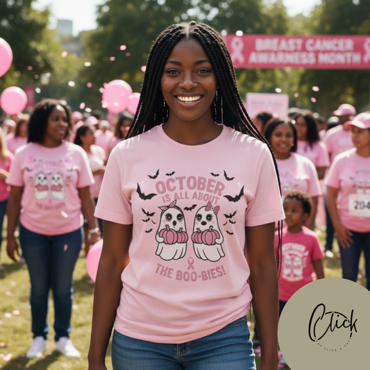 October Boo-bies Tee, Awareness Month