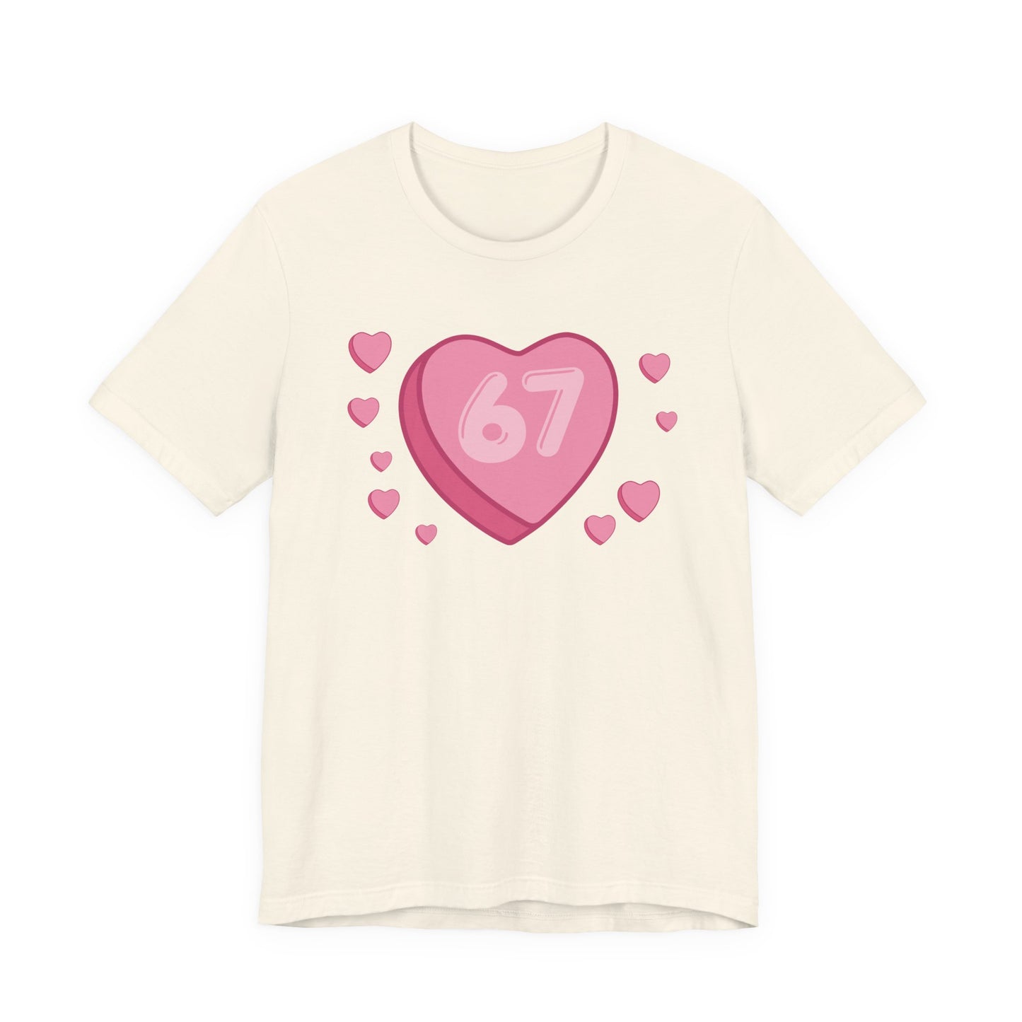 Heart Candy '67' T-Shirt — Conversation Heart Valentine Tee