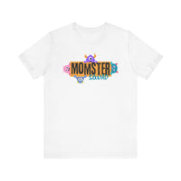 Momster Squad Tee - Fun Unisex Jersey Short Sleeve Shirt, Ultimate Mom Gift, Halloween Tee, Cute Family