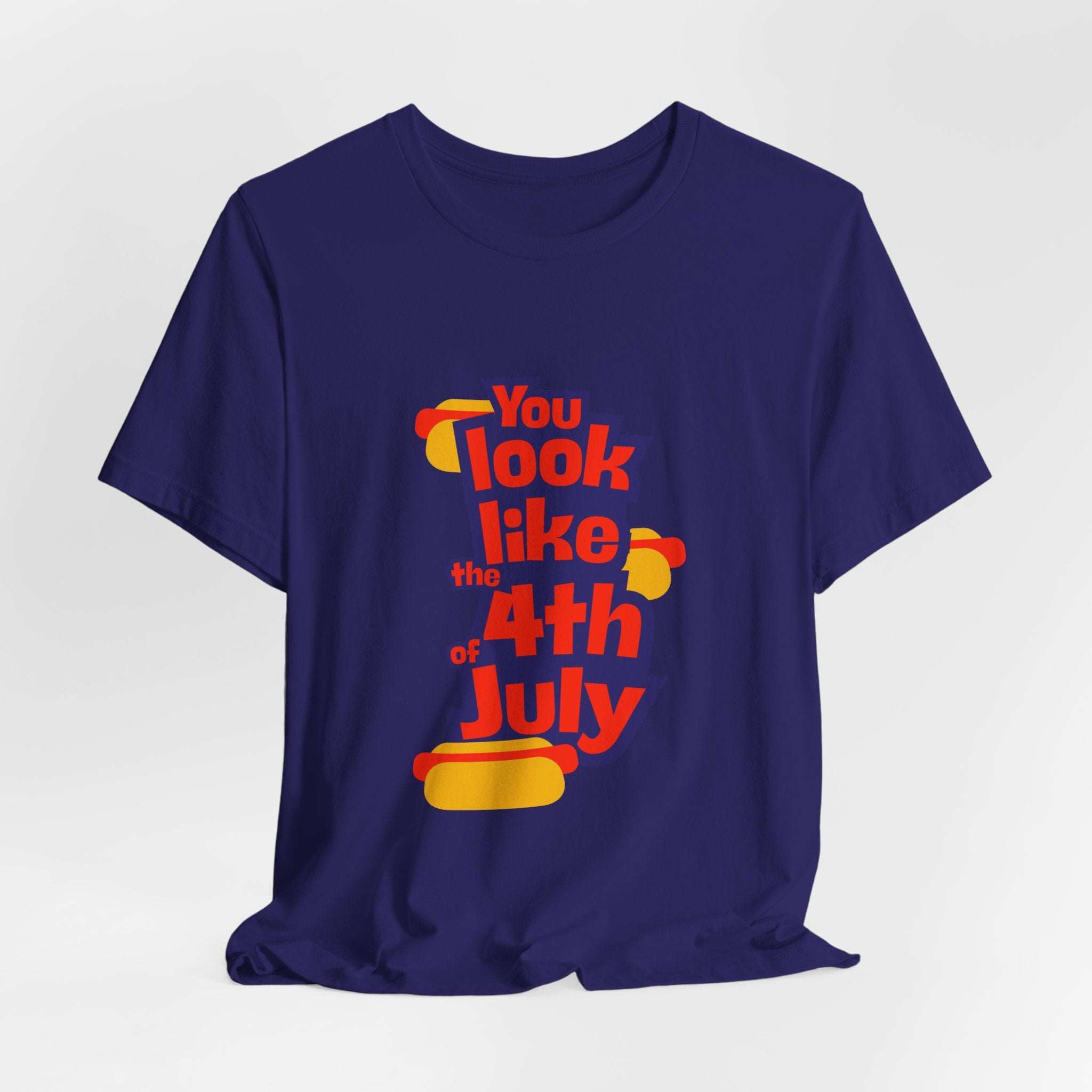 Patriotic Graphic Tee - You Look Like the 4th of July - Unisex Jersey Short Sleeve T-Shirt for Celebrations, Independence Day, Gifts, [...]