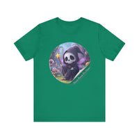 Boppity Boo Cute Grim Reaper Tee, Soft Unisex Jersey T-Shirt, Fun Halloween Shirt, Goth Aesthetic Apparel