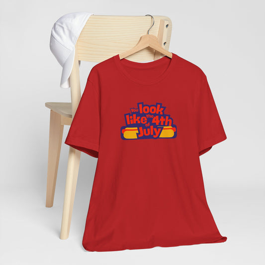 4th of July Celebration Tee, Unisex Summer T-Shirt, Independence Day Shirt, Red White Blue Outfit, Casual Patriotic Apparel