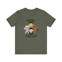 Fright Club Halloween Graphic Tee - Original Fright Club, Spooky Costume Shirt, Kids and Adults, Halloween Party, Ghosts and Ghouls