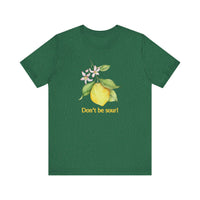 Lemon Vibes T-Shirt, Funny Tee, Gift for Friends, Summer Clothing, Citrus Lover Shirt, Don't Be Sour Tee, Quirky Humor Apparel