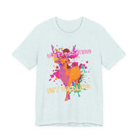 "Hunt Predators Not Wildlife" Colorful Deer Graphic Tee