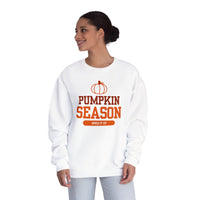 Pumpkin Season Crew Neck, Fall Sweatshirt, Halloween Apparel, Cozy Sweatshirt, Autumn Fashion, Seasonal Gift Idea