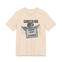 Concealing Feelings With Sarcasm Mugshot - Valentines/Galentines Tee